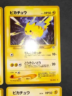 Pikachu base set Old back 025 lot Raichu Neo Japanese Pokemon Card eb248 - Image 5