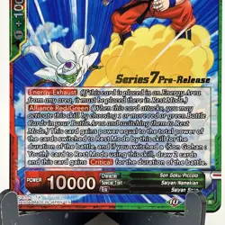 Son Goku & Piccolo, Budding Friendship- Pre Release Stamped Dragon Ball Card - Image 3