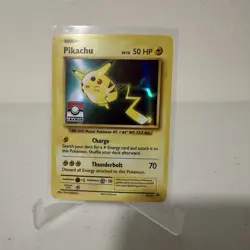 2016 Pikachu XY202 Black Star Promo Stamped Pokemon League Championship Card LP - Image 1