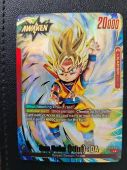 Son Goku (Mini) DA Leader FB05-001 Alt Art New Adventure Dragon Ball Super Card - Image 1