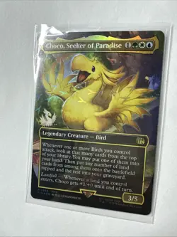 Choco, Seeker of Paradise (Borderless) (Chocobo Track Foil) Final Fantasy Foil - Image 3