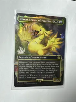 Choco, Seeker of Paradise (Borderless) (Chocobo Track Foil) Final Fantasy Foil - Image 4