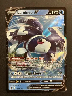 LUMINEON V SWSH250 SWORD & SHIELD POKEMON (PROMO ULTRA RARE, NM) - Image 1
