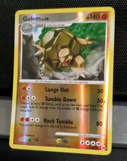 1x Golem - 19/99 - Rare - Reverse LP Pokemon Platinum Arceus - Image 1