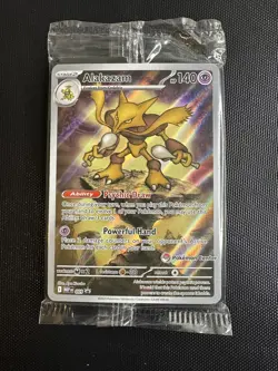Alakazam 009 - Mega Evolution Pokemon Center Promo - Sealed - Image 1