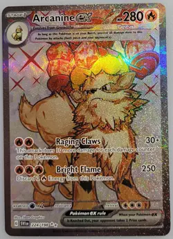Arcanine ex 224/198 SV01: Pokemon Scarlet & Violet Base Set Holo NM - Image 1