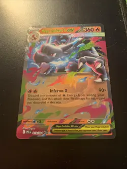 Pokemon TCG Mega Charizard x Ex 13/94 Phantasmal Flames Ultra Rare Holo NM - Image 1