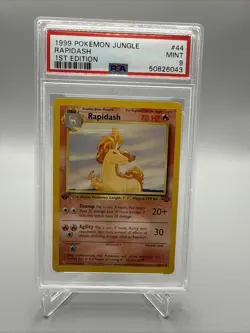 PSA 9 Rapidash 44/64 Jungle Pokemon 1999 Wizards Of The Coast - Image 1