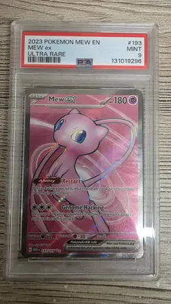 Pokemon TCG - Scarlet and Violet 151 - Mew EX 193/165 - Ultra Rare PSA 9 MINT - Image 1