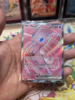 Pokemon Mew ex 193/165 Scarlet & Violet 151 Full Art Near Mint NM - Image 1
