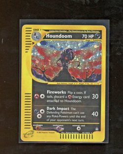 2003 Aquapolis Houndoom Holo Foil Rare H11/H32 WOTC E-Reader Series Pokemon - Image 1