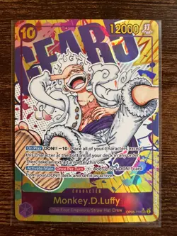 One Piece TCG OP05-119 Monkey D. Luffy Gear 5 Parallel SEC Alt Art English - Image 1