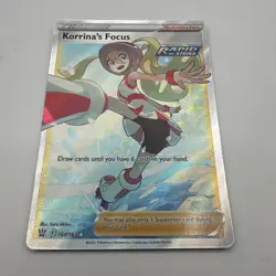Korrina's Focus - 160/163 - Pokemon Battle Styles Sword Shield Full Art Card - Image 1