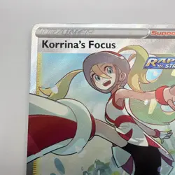 Korrina's Focus - 160/163 - Pokemon Battle Styles Sword Shield Full Art Card - Image 2