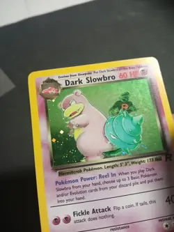 Pokemon Dark Slowbro - 12/82 Team Rocket Unlimited Holo Rare - LP - Image 4