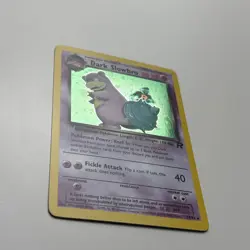 2000 Pokemon Team Rocket Dark Slowbro 12/82 Holo Rare WOTC Wizards #12 NM VLP - Image 3