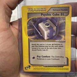 Psychic Cube 01 - 132/147 Aquapolis - Pokemon TCG - 2003 MP+ Vintage E-Reader - Image 1