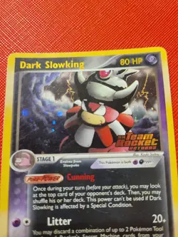 Dark Slowking Reverse Holo Stamped 9/109 EX Team Rocket Returns HP/DMG - Image 3