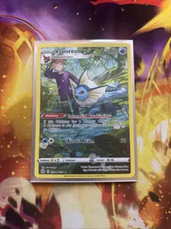 Pokemon Vaporeon TCG Full Art Ultra Rare Holo Card Brilliant Stars TG02/TG30 - Image 1