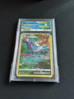Pokemon Vaporeon TCG Holo Card TG02/TG30 Brilliant Stars Ace 9 Mint - Image 1
