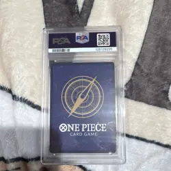 One Piece CCG Trafalgar Law OP10-119 Royal Blood Foil Alternate Art PSA 10 - Image 2