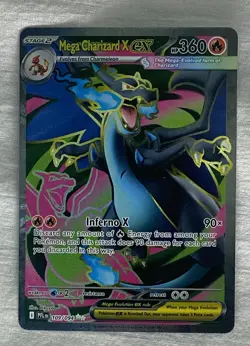 Pokemon TCG Mega Charizard X Ex Card Lot 3 Cards Ultra Rare SIR Full Art Holo - Image 2
