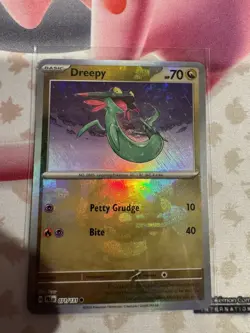 Pokemon Dreepy 071/131 - Master Ball Pattern - Prismatic Evolutions Holo NM - Image 1