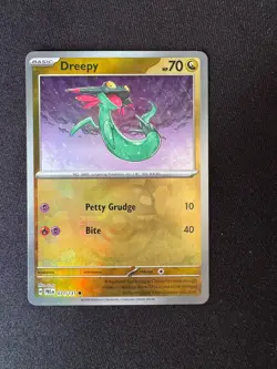 Dreepy (Master Ball Pattern) 071/131 Pokemon Prismatic Evolutions Holo NM - Image 1
