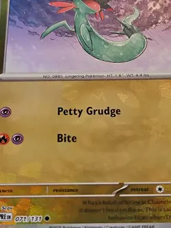 Dreepy (Master Ball Pattern) 071/131 Sv: Prismatic Evolutions Holo Pokemon NM - Image 2