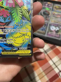 Pokemon Mega Venusaur EX 155/132 Mega Evolution Ultra Rare Full Art Holo Card - Image 5
