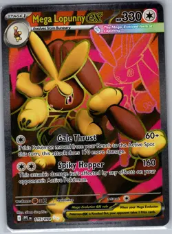 Mega Lopunny ex 115/094 ME02: Phantasmal Flames - Pokemon Card - NM - Image 1