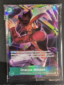 Dracule Mihawk - ST12-003 - Alt Art - Promo One Piece Card Game - TCG - Sealed - Image 1