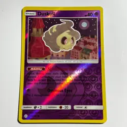 Duskull 83/236 Common Reverse Holo Card SM - Cosmic Eclipse SM12 Pokemon TCG LP - Image 1
