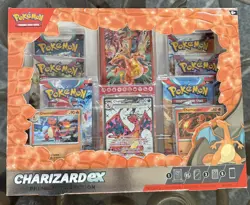 New Pokemon TCG Charizard ex Premium Collection Factory Sealed! 6 Packs Total - Image 1
