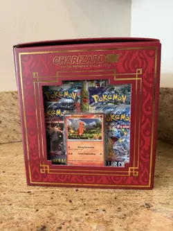 Charizard Ex Super-Premium Collection Box with Pokemon TCG Booster Packs New - Image 4