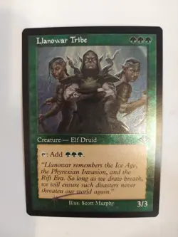 Llanowar Tribe (Retro Frame) (Foil Etched) Modern Horizons Foil - Image 1