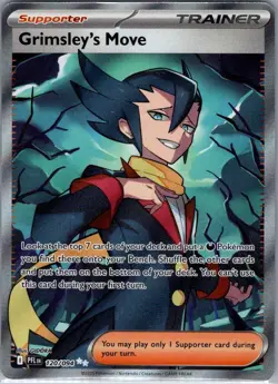 Grimsley's Move 120/094 ME02: Phantasmal Flames - Pokemon Card - NM - Image 1