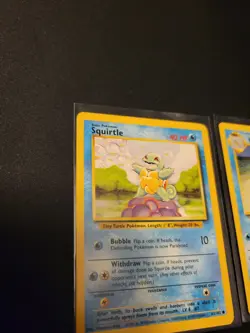 Pokemon Squirtle 63/102 Wartortle 42/102 - Base Set Unlimited - LP/NM - Image 3