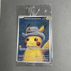 Pokemon SEALED Pikachu with Grey Felt Hat 085 Black Star Promo - Image 1