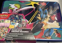 Pokemon TCG 2025 Fall Collector Chest Tins Factory Sealed Chest In Hand - Image 1