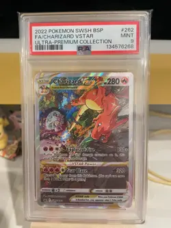 PSA 9 Charizard VStar Full Art (SWSH262) - UPC Promo - Pokemon TCG - Image 1