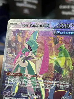 Iron Valiant ex 249/182 Paradox Rift 2023 SIR Pokemon Card TCG - Image 5
