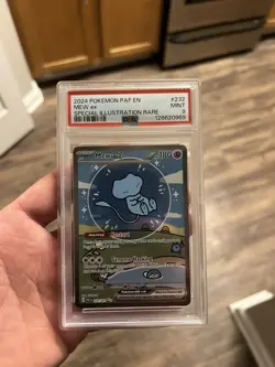 Pokemon Mew EX 232/091 PSA 9 Mint Paldean Fates Bubble Mew Sir 2024 SV PAF - Image 1