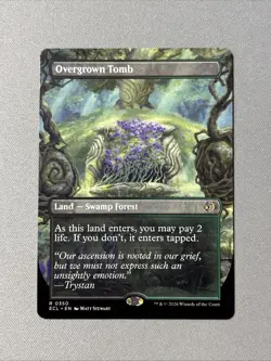 Overgrown Tomb (Borderless) Lorwyn Eclipsed Regular R350 ECL Magic - Image 1