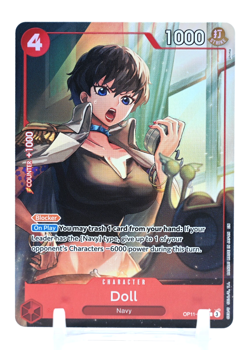 One Piece Card - DOLL OP11-008 (R) Alt Art A Fist of Divine Speed English NM/M - Image 1