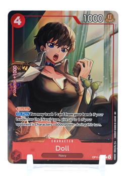One Piece Card - DOLL OP11-008 (R) Alt Art A Fist of Divine Speed English NM/M - Image 2