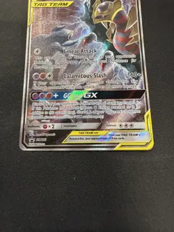 Garchomp & Giratina GX SM193 Tag Team Pokemon Card SM Black Star Promo TCG NM - Image 2