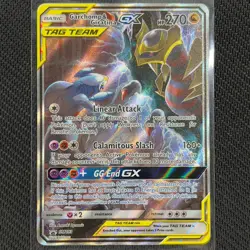 Garchomp & Giratina GX SM193 Tag Team Pokemon Card SM Black Star Promo TCG CCG - Image 1
