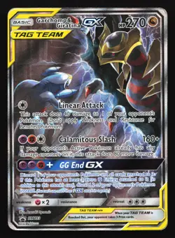 Garchomp & Giratina GX SM193 Sun & Moon Black Star Promo Pokemon Card - Image 1
