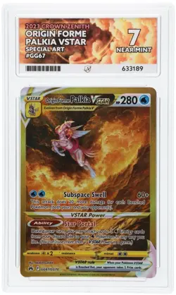 Origin Forme Palkia VSTAR - GG67/GG70 - ACE 7 NEAR MINT - Crown Zenith Pokemon - Image 1
